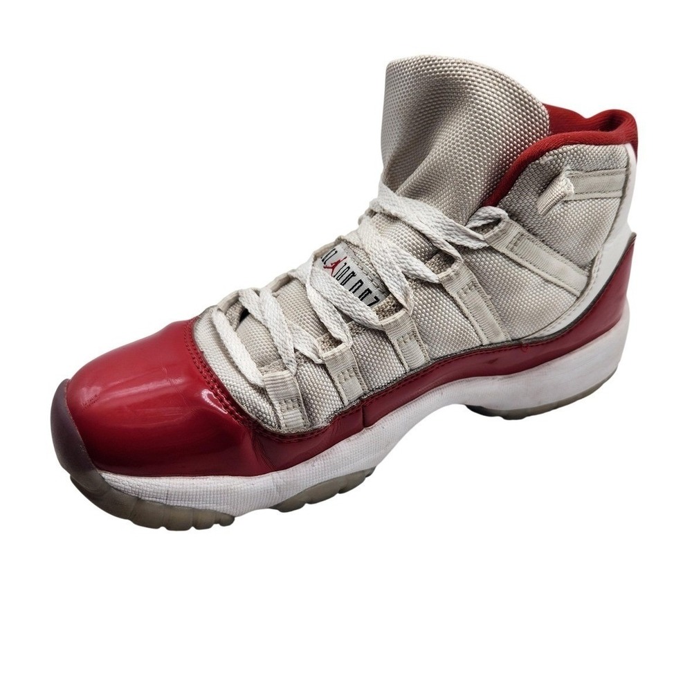 Jordan Air Jordan 11 Retro Shoes Kids Size 4.5Y Cherry Red Basketball 378038-116
